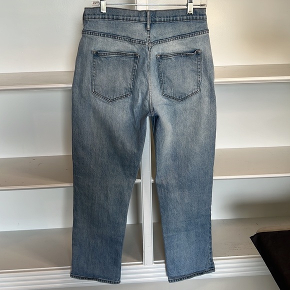 Gap Cone Denim Light Indigo Wash High Rise Wide Straight Jean - 30 R - Picture 6 of 9